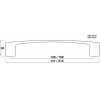 D Handle, 192mm