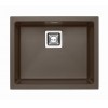 Second Nature Sinks and Taps - QUADRIX 50 Composite Chocolate 560 X 460 X 200mm