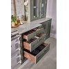 Accessories - In-frame Dovetail drawer , 450mm D, 600mm W, 90mm H, walnut