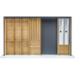 Drawer Insert Set For 900mm Shallow Drawers Set 2