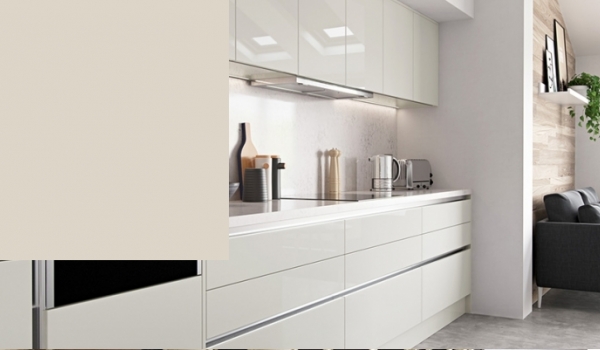 Zola Gloss Handleless Cashmere - Stori